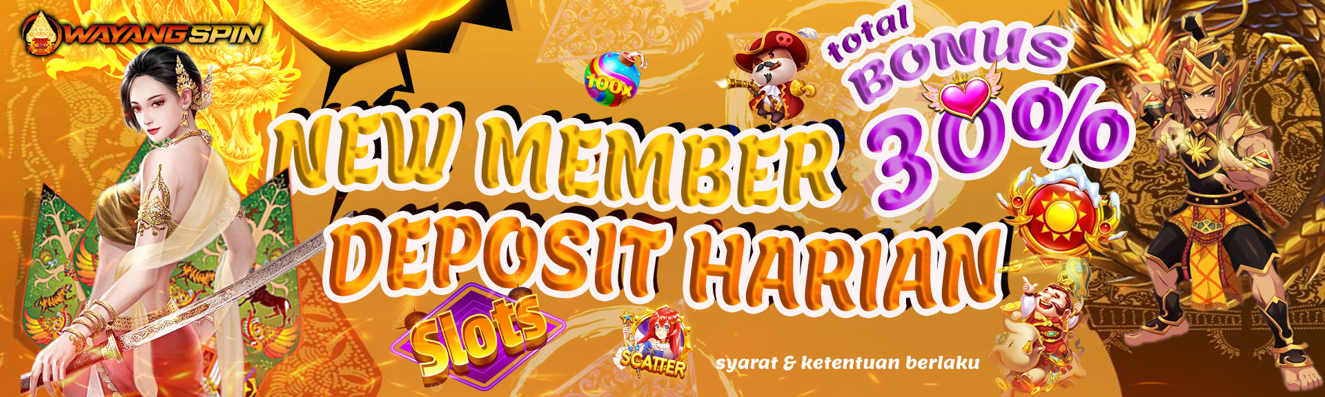 Bonus New Member WAYANGSPIN
